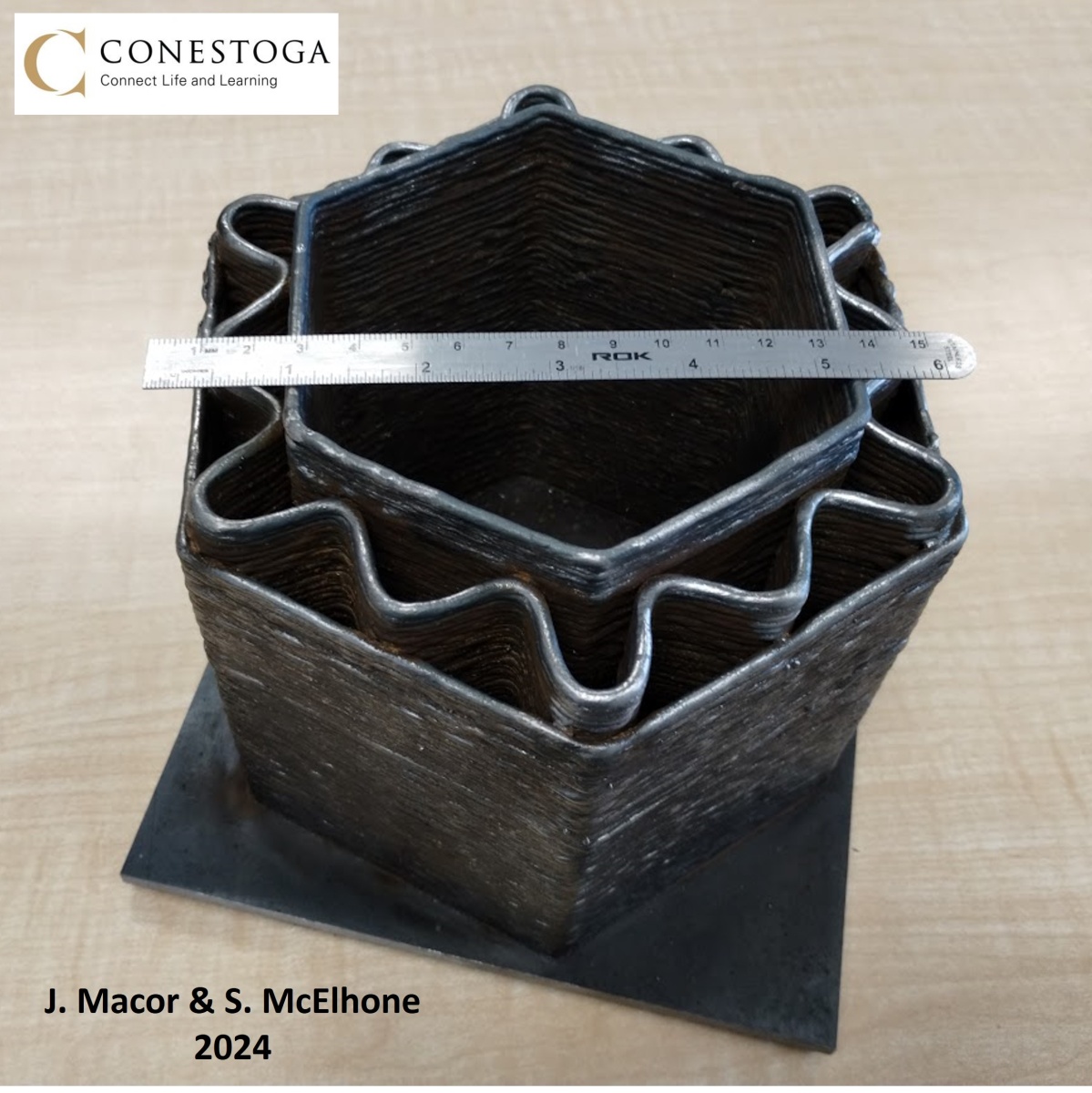 Photo of welded object