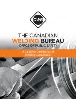 A Guide for Certification of Welding Consumables